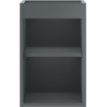 Mexen Box-A Korpus des Waschbeckenunterschranks 30 cm, Mattgrau - 91AX1-0300-470-1-66