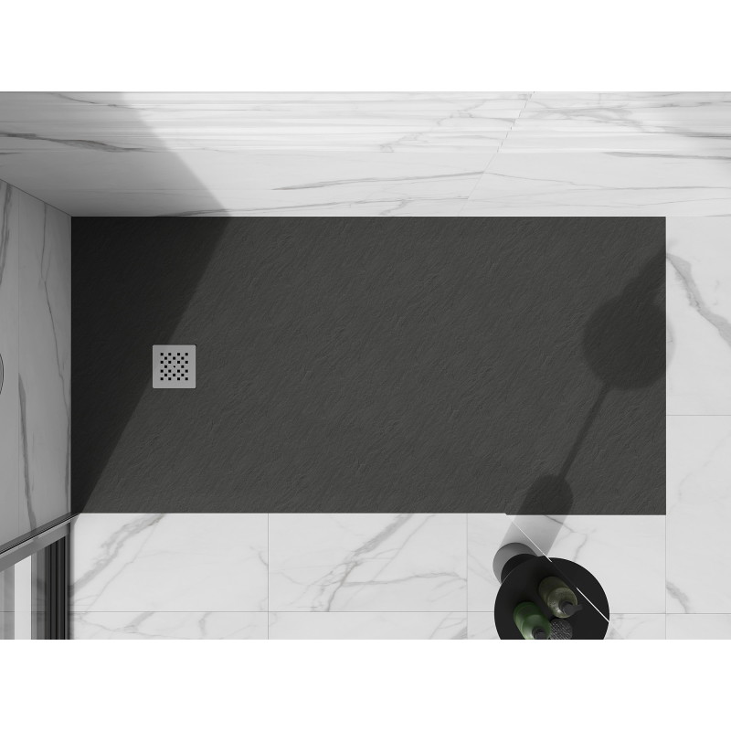 Mexen Stone+ ristkülikukujuline komposiitdušialus 160 x 100 cm, antratsiit - 44711016