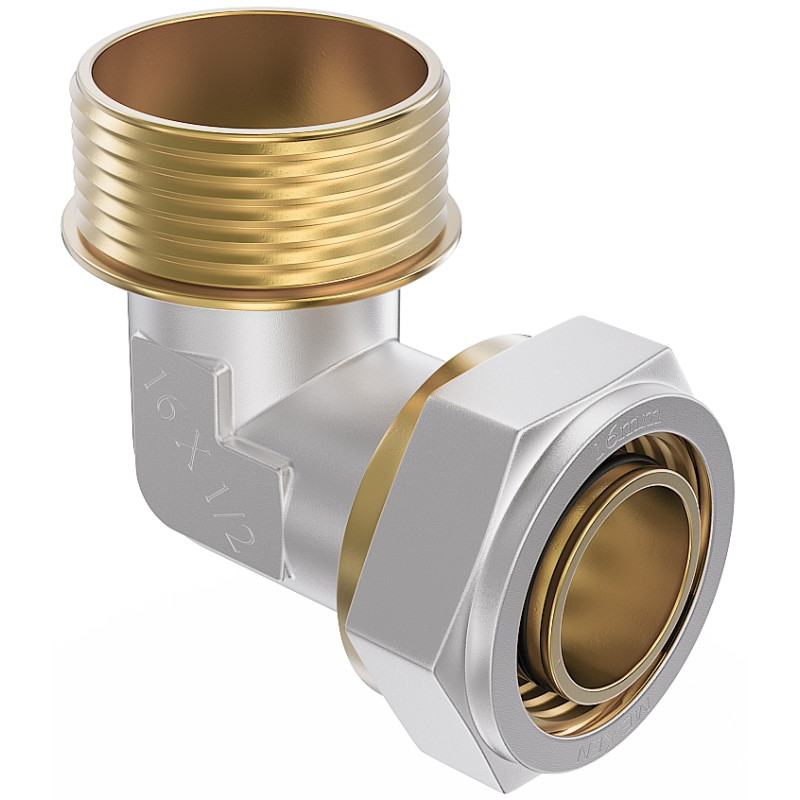 Mexen PEX-S keeratav küünarnukk PEX 25 x 3/4 GZ - W97227-2534M-00
