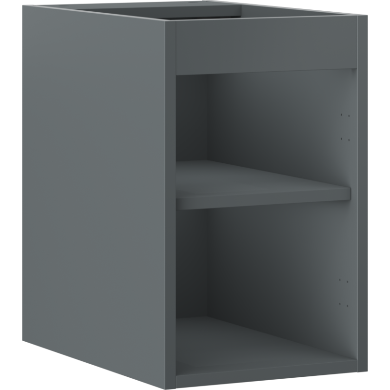 Mexen Box-A Korpus des Waschbeckenunterschranks 30 cm, Mattgrau - 91AX1-0300-470-1-66
