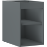 Mexen Box-A Korpus des Waschbeckenunterschranks 30 cm, Mattgrau - 91AX1-0300-470-1-66