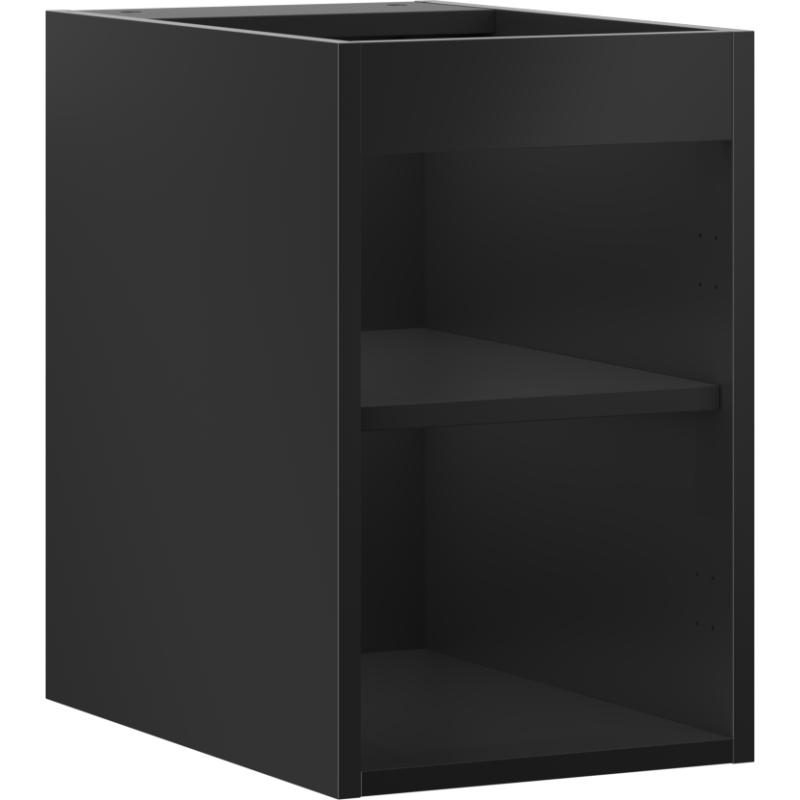 Mexen Box-A allaskaapin runko 30 cm, musta matta - 91AX1-0300-470-1-71