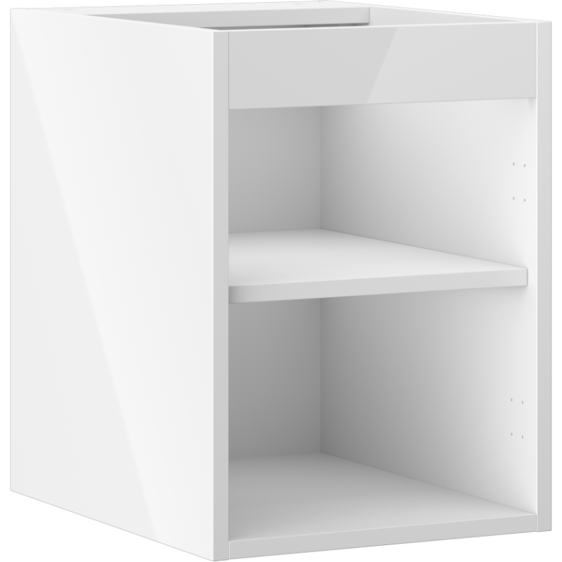 Mexen Box-A Unterschrank-Korpus 35 cm, weiß glänzend - 91AX1-0350-470-1-00