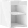 Mexen Box-A valamualuse kapiosa 35 cm, valge läige - 91AX1-0350-470-1-00