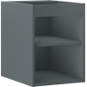 Mexen Box-A 35 cm sink cabinet body, matte graphite - 91AX1-0350-470-1-66