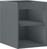 Mexen Box-A corps de l'armoire sous-lavabo 35 cm, graphite mat - 91AX1-0350-470-1-66