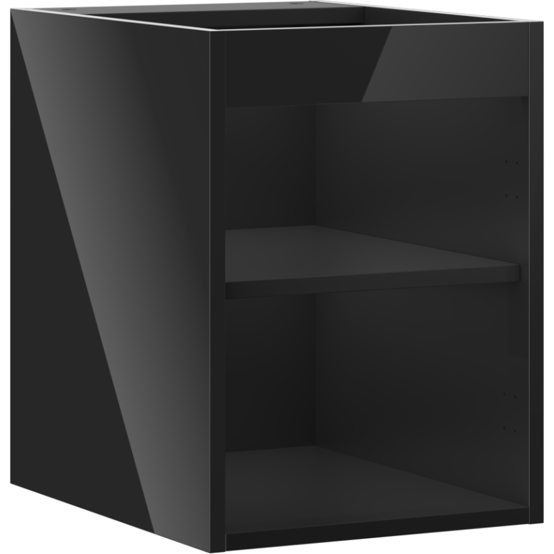 Mexen Box-A kast onder wastafel 35 cm, zwart glans - 91AX1-0350-470-1-70