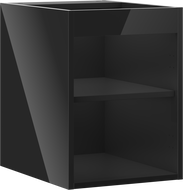 Mexen Box-A valamualuse kapi korpus 35 cm, must läikiv - 91AX1-0350-470-1-70