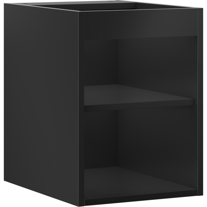 Mexen Box-A Corpo de armário para lavatório 35 cm, preto mate - 91AX1-0350-470-1-71