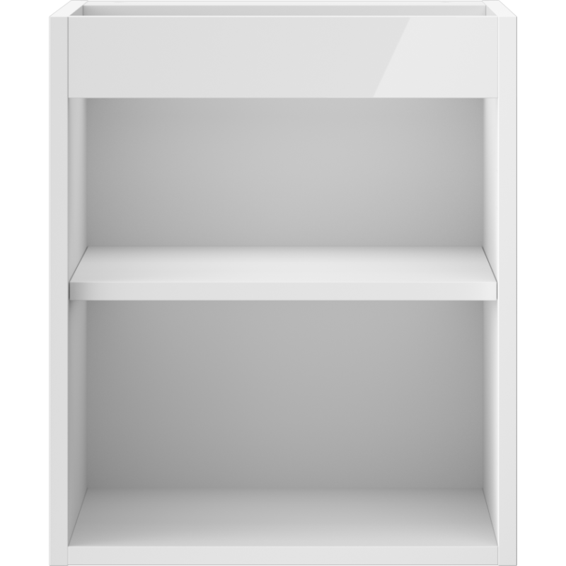 Mexen Box-A mueble bajo lavabo 40 cm, blanco brillo - 91AX1-0400-470-1-00