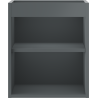 Mexen Box-A Unterschrankkorpus 40 cm, Graphit Matt - 91AX1-0400-470-1-66