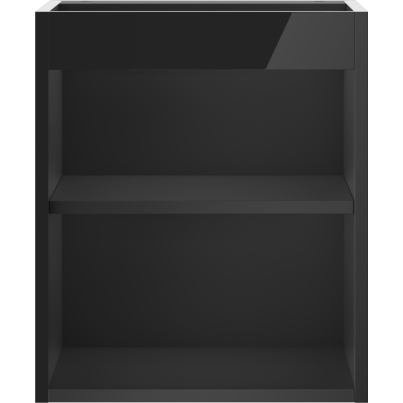Mexen Box-A corpo do armário de lavatório 40 cm, preto brilhante - 91AX1-0400-470-1-70