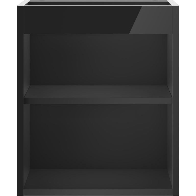 Mexen Box-A kastonderstel voor wastafel 40 cm, zwart glanzend - 91AX1-0400-470-1-70