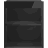 Mexen Box-A corps de meuble sous-lavabo 40 cm, noir brillant - 91AX1-0400-470-1-70