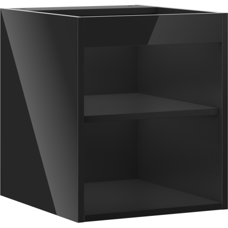 Mexen Box-A corpo do armário de lavatório 40 cm, preto brilhante - 91AX1-0400-470-1-70