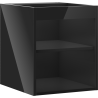 Mexen Box-A corpo do armário de lavatório 40 cm, preto brilhante - 91AX1-0400-470-1-70