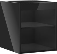 Mexen Box-A σώμα ντουλαπιού κάτω από νιπτήρα 40 εκ, μαύρο γυαλιστερό