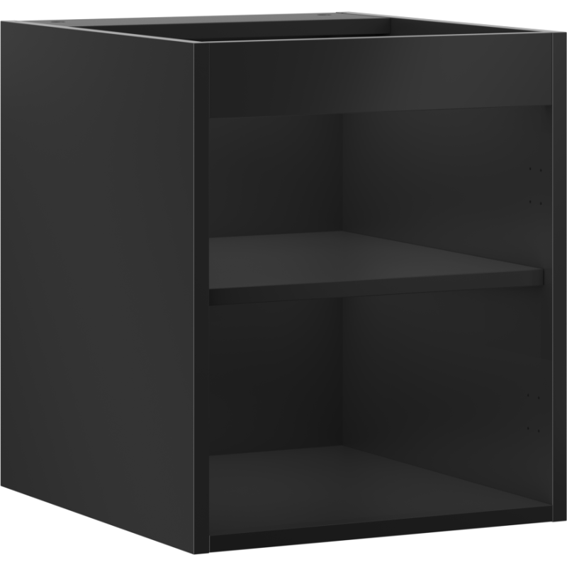 Mexen Box-A stomme för underskåp 40 cm, svart matt - 91AX1-0400-470-1-71