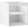 Mexen Box-A Unterschrank für Waschbecken 45 cm, Weiß Hochglanz - 91AX1-0450-470-1-00