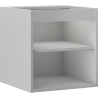 Mexen Box-A corps de meuble sous lavabo 45 cm, gris mat - 91AX1-0450-470-1-62
