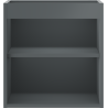 Mexen Box-A Korpus Waschtischunterschrank 45 cm, Grafit Matt - 91AX1-0450-470-1-66
