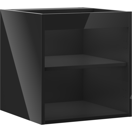 Mexen Box-A corps de meuble sous-vasque 45 cm, noir brillant - 91AX1-0450-470-1-70