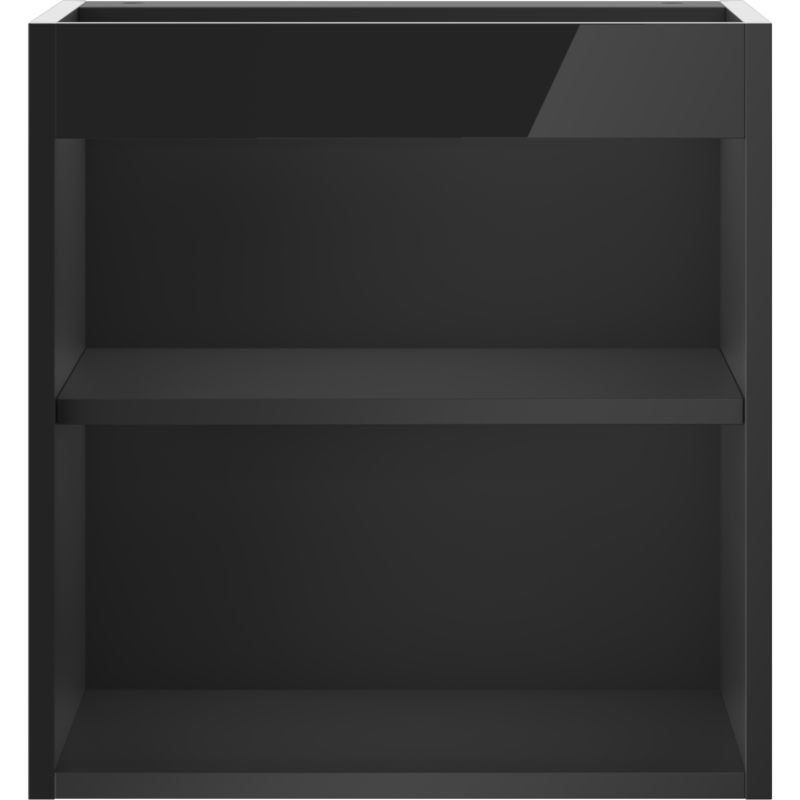 Mexen Box-A Waschtisch-Unterschrankkorpus 45 cm, schwarz glänzend - 91AX1-0450-470-1-70