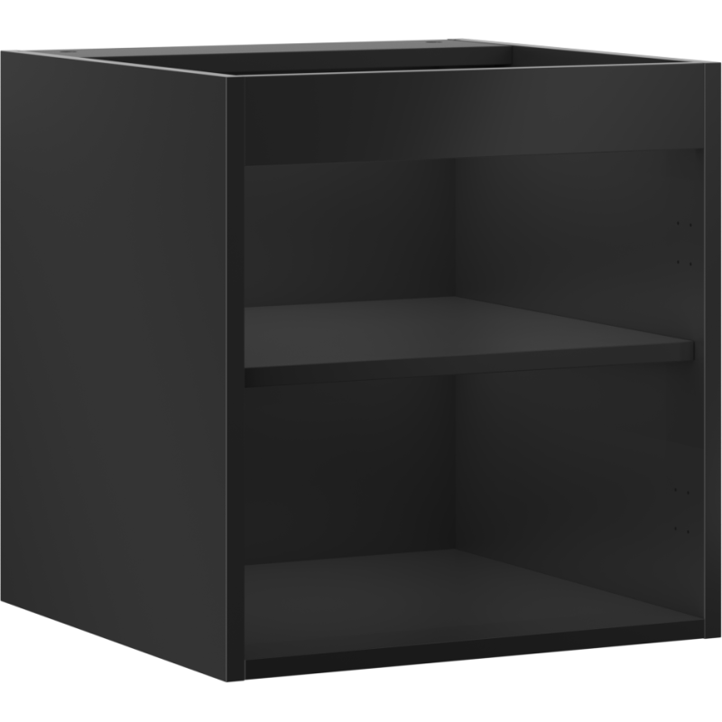 Mexen Box-A σώμα ντουλαπιού κάτω από τον νιπτήρα 45 cm, μαύρο ματ - 91AX1-0450-470-1-71