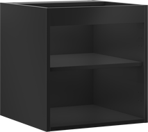 Mexen Box-A cuerpo del gabinete de lavabo 45 cm, negro mate - 91AX1-0450-470-1-71