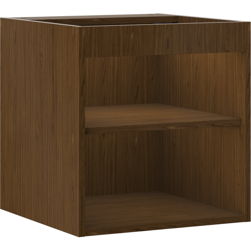 Mexen Box-A corpo do armário sob o lavatório 45 cm, nogueira - 91AX1-0450-470-1-86