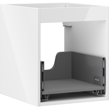 Mexen Box-A cuerpo del mueble bajo lavabo 40 cm, 1 cajón, blanco brillo - 91AX0-0400-470-1-00
