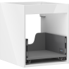 Mexen Box-A Unterschrankgehäuse 40 cm, 1 Schublade, weiß glänzend - 91AX0-0400-470-1-00