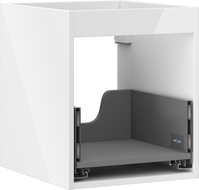 Mexen Box-A kastlichaam onderkast 40 cm, 1 lade, wit glans - 91AX0-0400-470-1-00