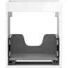 Mexen Box-A kastlichaam onderkast 40 cm, 1 lade, wit glans - 91AX0-0400-470-1-00
