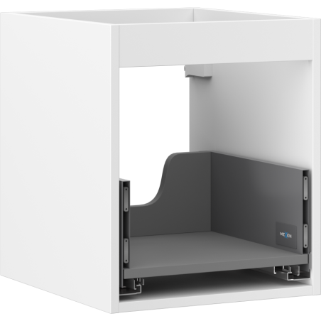 Mexen Box-A cuerpo de gabinete debajo del lavabo 40 cm, 1 cajón, blanco mate - 91AX0-0400-470-1-01