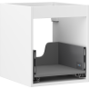 Mexen Box-A Korpus Waschtischunterschrank 40 cm, 1 Schublade, Weiß matt - 91AX0-0400-470-1-01