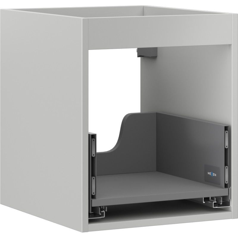 Mexen Box-A valamualuse kapi korpus 40 cm, 1 sahtel, hall matt - 91AX0-0400-470-1-62