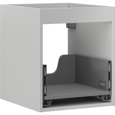 Mexen Box-A Korpus Waschtischunterschrank 40 cm, 1 Schublade, Grau Matt - 91AX0-0400-470-1-62
