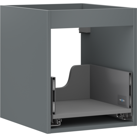 Mexen Box-A cuerpo del gabinete de baño 40 cm, 1 cajón, grafito mate - 91AX0-0400-470-1-66