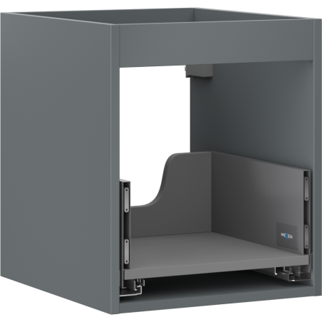 Mexen Box-A onderkast voor wastafel 40 cm, 1 lade, grafiet mat - 91AX0-0400-470-1-66