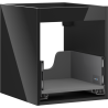 Mexen Box-A kastombouw voor wastafel 40 cm, 1 lade, zwart glanzend - 91AX0-0400-470-1-70