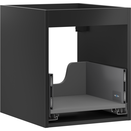 Mexen Box-A vanity unit cabinet body 40 cm, 1 drawer, black matt - 91AX0-0400-470-1-71