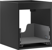 Mexen Box-A Korpus des Waschtischunterschranks 40 cm, 1 Schublade, Schwarz Matt - 91AX0-0400-470-1-71