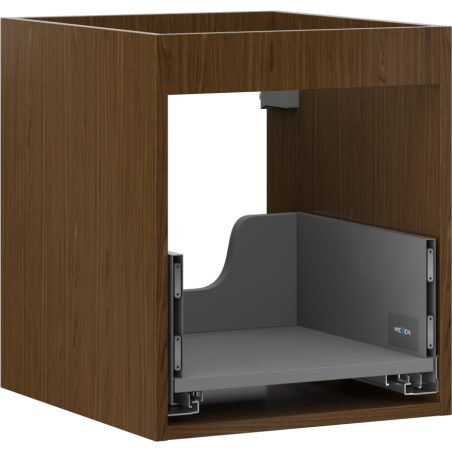 Mexen Box-A kastlichaam voor wastafelonderkast 40 cm, 1 lade, notenhout - 91AX0-0400-470-1-86