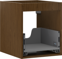 Mexen Box-A corps d'armoire sous-lavabo 40 cm, 1 tiroir, noyer - 91AX0-0400-470-1-86