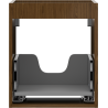 Mexen Box-A cuerpo de armario bajo lavabo 40 cm, 1 cajón, nogal - 91AX0-0400-470-1-86