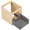 Mexen Box-A valamualuse korpusekapp 40 cm, 1 sahtel, tamm - 91AX0-0400-470-1-81