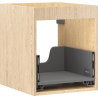 Mexen Box-A σώμα ντουλαπιού κάτω από νιπτήρα 40 cm, 1 συρτάρι, δρυς - 91AX0-0400-470-1-81