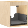 Mexen Box-A Unterschrank-Korpus 40 cm, 1 Schublade, Eiche - 91AX0-0400-470-1-81