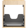 Mexen Box-A cabinet carcass for under washbasin 40 cm, 1 drawer, oak - 91AX0-0400-470-1-81